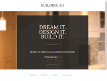 Tablet Screenshot of building313.com